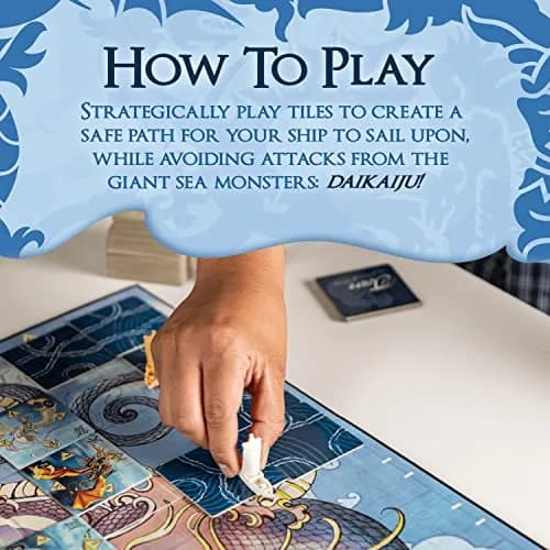 Calliope Tsuro of the Seas Strategy Board Game | Path Building Tile Laying for 2-8 Players thumbnail 3