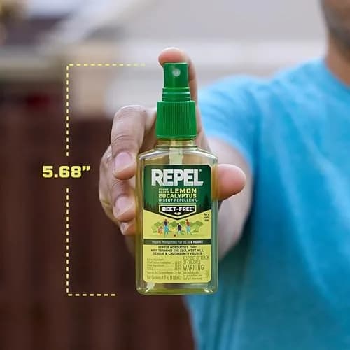 Repel Plant-Based Lemon Eucalyptus Insect Repellent 4 Fl Oz | DEET-Free Mosquito Barrier for Outdoors & Travel thumbnail 6