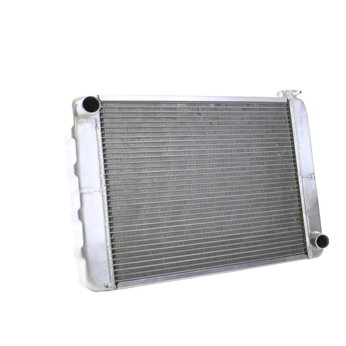 Griffin Radiator 1-25201-XS Universal Aluminum Radiator 24" x 16" | Cross Flow, 2 Rows of 1" Tube, 19" x 15.47" x 3" - main product image