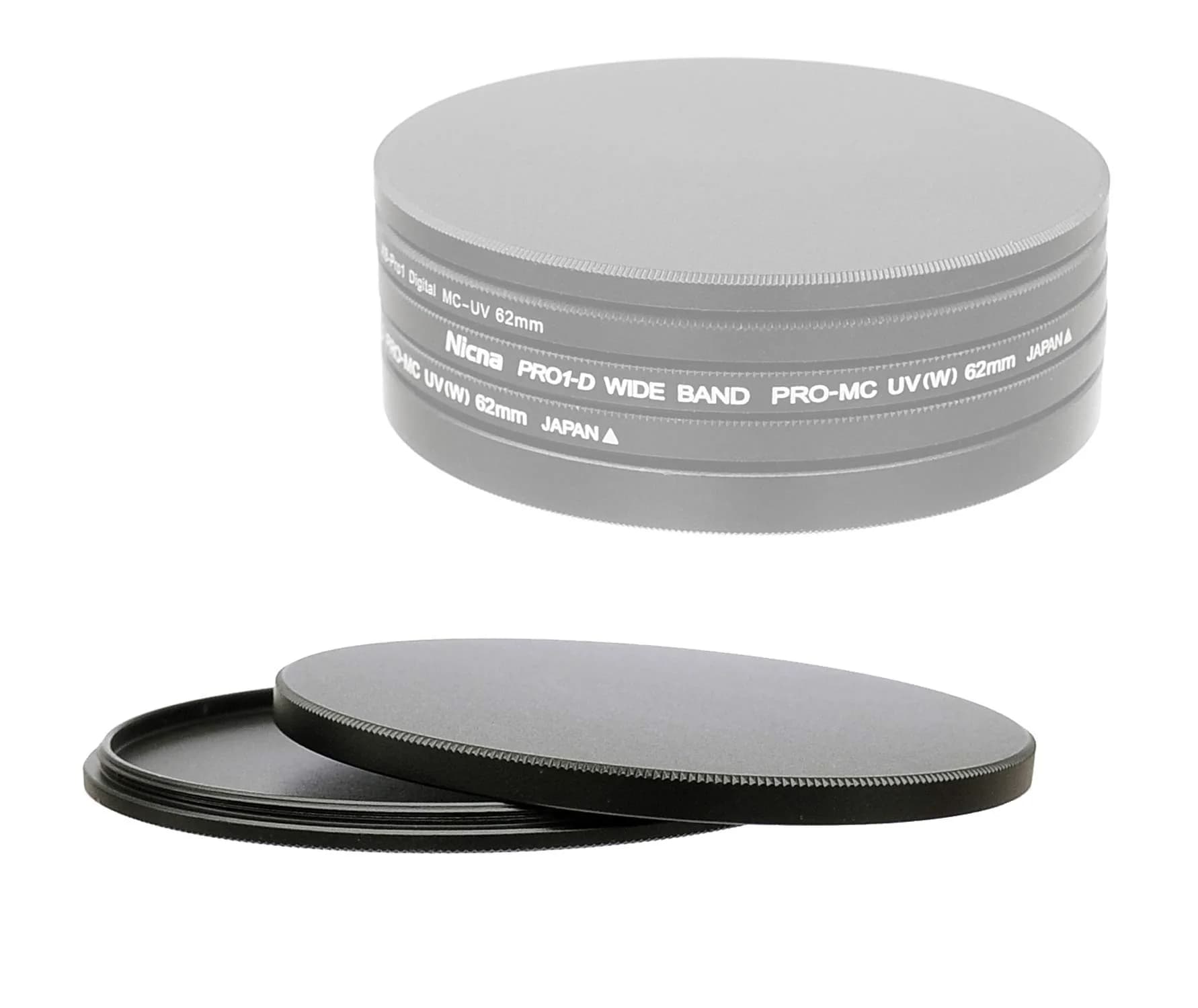 Fotasy 67mm Metal Filter Stack Caps Set, Aluminum Alloy, Slim 6mm Height | Protects Filters from Dust, Scratches & Fingerprints