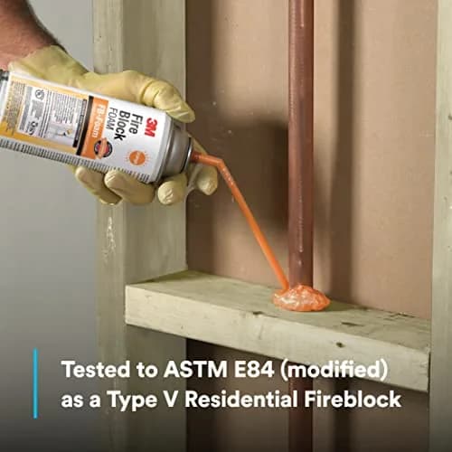 3M Fire Block Foam FB-Foam Orange 355ml (12 fl oz) | Tested ASTM E84 Type V Fireblock thumbnail 4