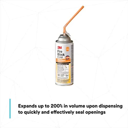 3M Fire Block Foam FB-Foam Orange 355ml (12 fl oz) | Tested ASTM E84 Type V Fireblock thumbnail 3