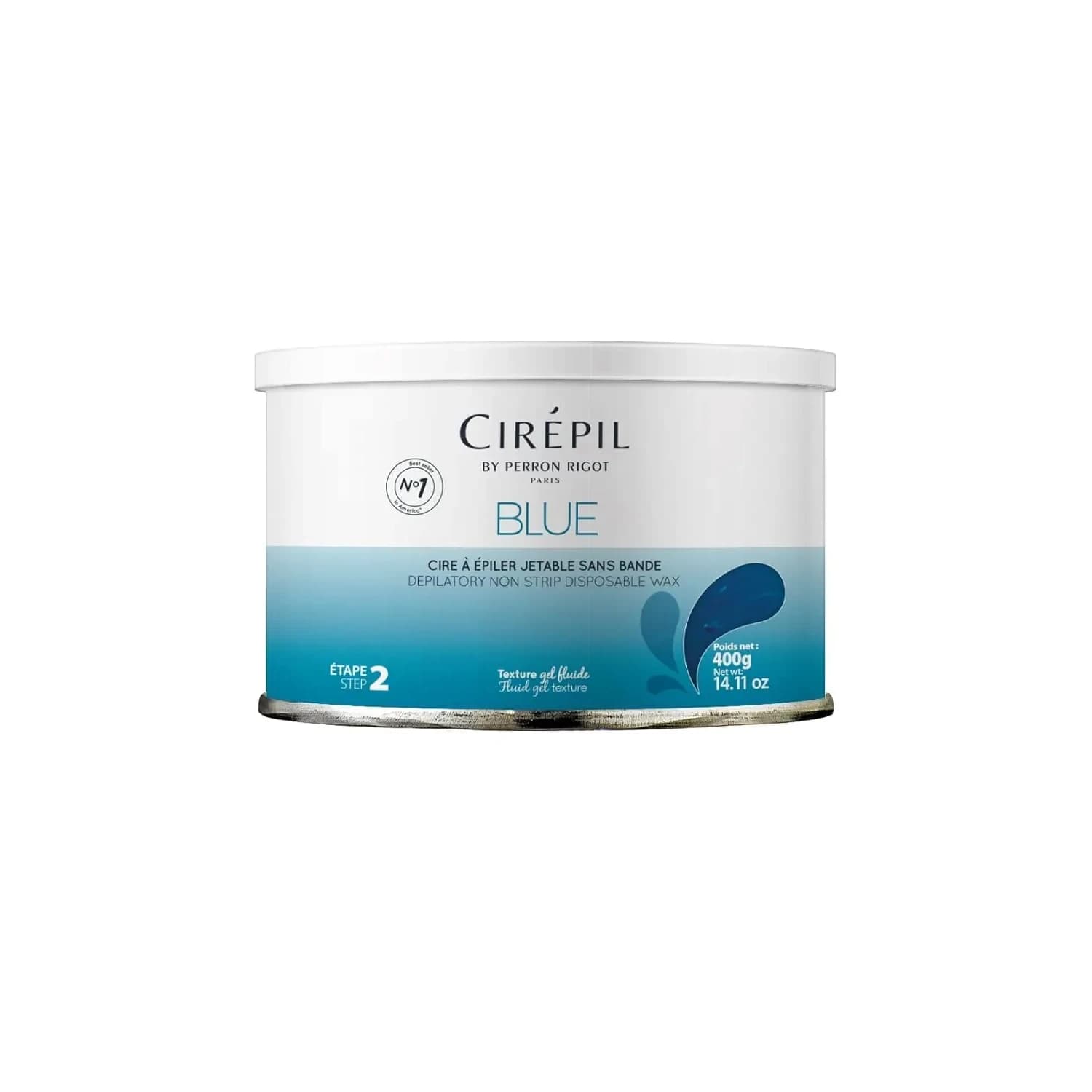 Cirepil Blue Stripless Hard Wax 400g (14.11oz) | Professional Salon-Quality Hair Removal for All Skin Types