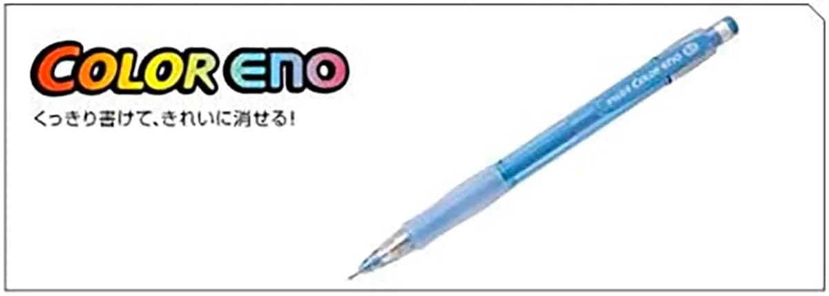 PILOT Color Eno 0.7mm Mechanical Pencil 8 Color Set | Erasable Ink, Hexagonal Grip thumbnail 2