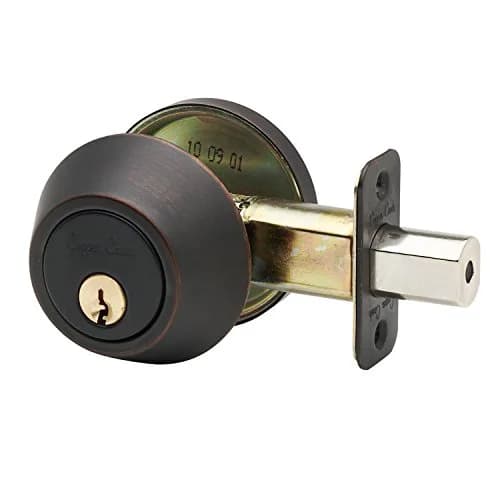 Copper Creek Deadbolt Single Cylinder in Tuscan Bronze | ANSI Grade-3 Security thumbnail 1