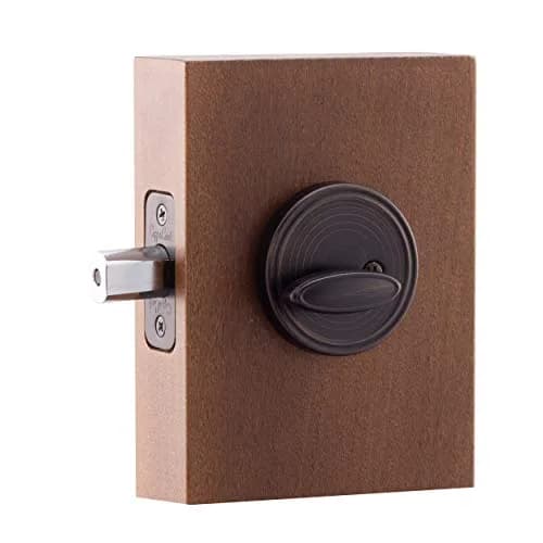 Copper Creek Deadbolt Single Cylinder in Tuscan Bronze | ANSI Grade-3 Security thumbnail 3