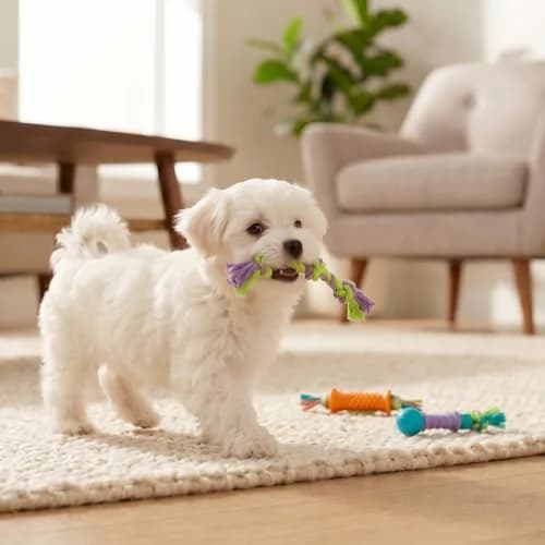 Pupstages Dental Chew Pack Mini Dog Chew Toys, 7" | Supports Healthy Teeth & Gums thumbnail 5