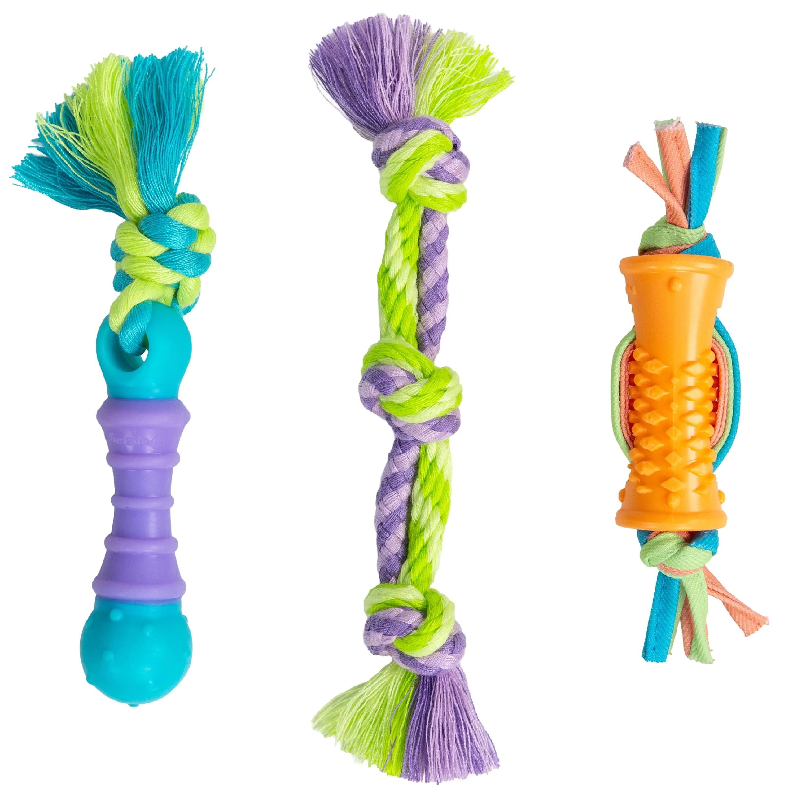 Pupstages Grow-With-Me Ring Dental Dog Chew Toy, 4.7" | Floats & Bounces, Soothes Gums — Dental Chew