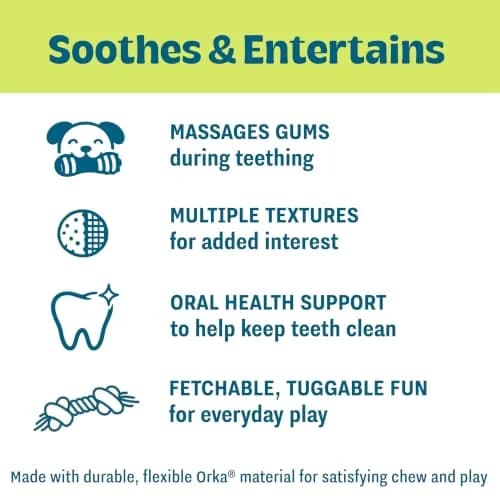 Pupstages Dental Chew Pack Mini Dog Chew Toys, 7" | Supports Healthy Teeth & Gums thumbnail 3