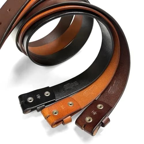 Belts.com Full Grain Leather Belt Strap 38mm (1.5") Wide, Size 40 | Genuine Leather, Vintage Finish, Interchangeable Buckle thumbnail 4