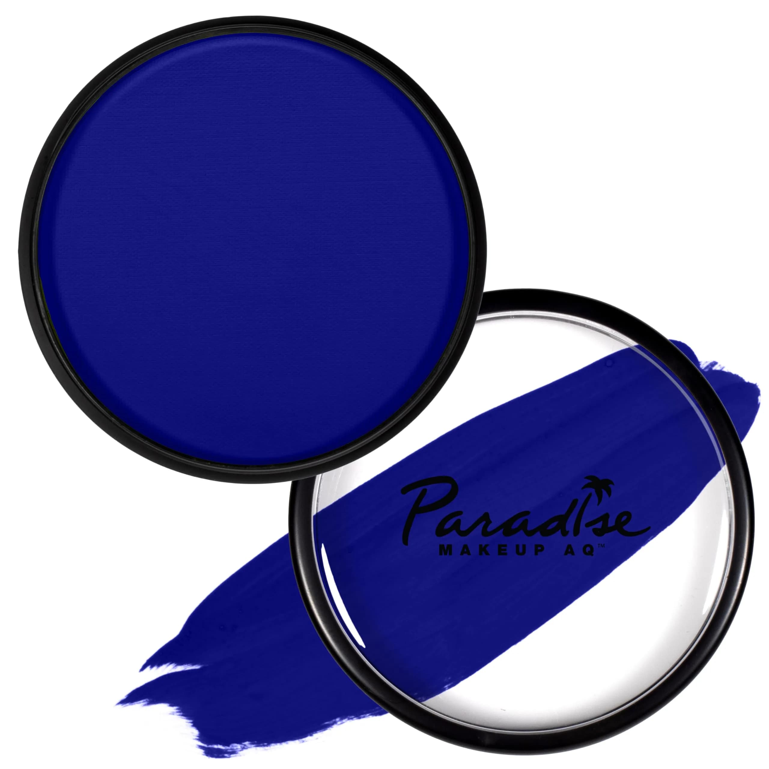 Mehron Makeup Paradise AQ - DARK BLUE | Water-Activated Face & Body Paint, 1.16 oz, Vibrant & Long-Lasting