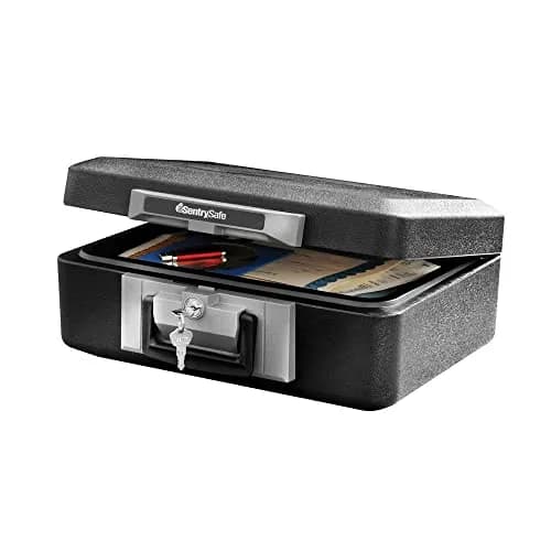SentrySafe Fireproof Safe Box 1160 with Key Lock, 0.25 cu. ft. (7 L) | UL Classified Fire Endurance thumbnail 1