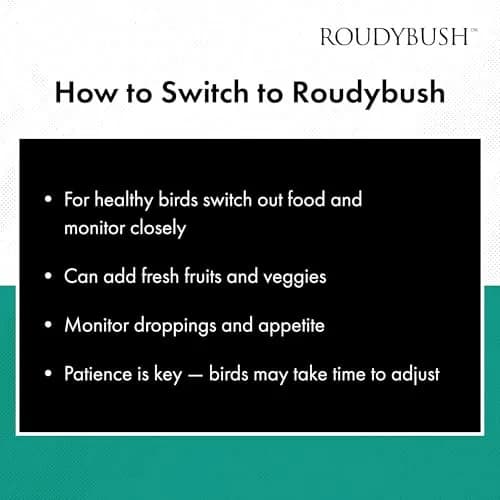 RoudyBush Daily Maintenance Bird Food Crumble Pellets 227 g (8 OZ) | Complete Daily Feed for Parakeets, Cockatiels, Conures, Lovebirds thumbnail 7