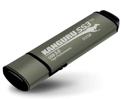 Kanguru SS3 32GB USB 3.0 Flash Drive with Write Protect Switch | 400MB/s Read, 300MB/s Write thumbnail 1