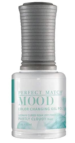 LeChat Perfect Match Mood Gel Polish, Partly Cloudy, 0.5 Fl Oz (15ml) | Temperature-Activated Color Change thumbnail 1