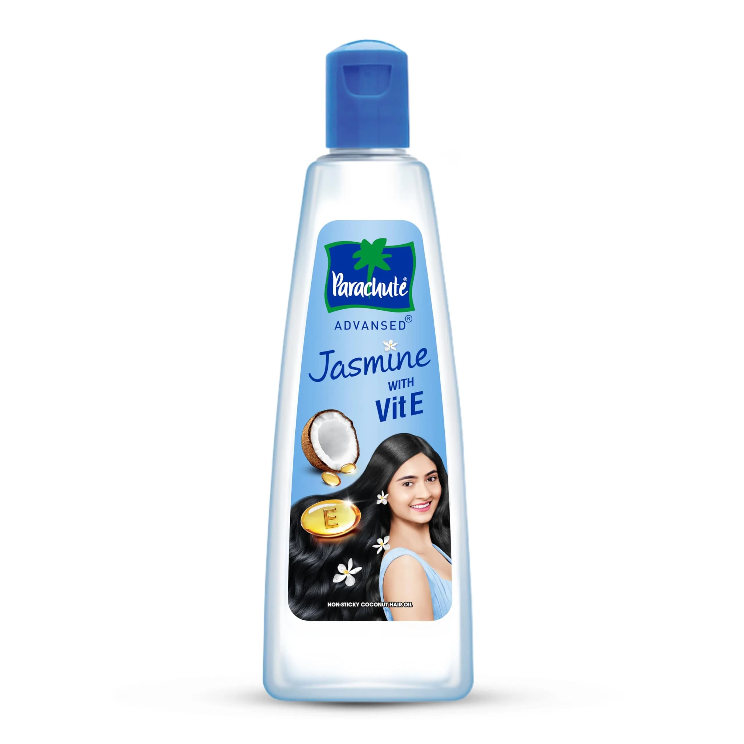 Parachute Advansed Jasmine Hair Oil & Rosemary Essential Oil 400ml (13.3 Fl Oz) | Hair Growth & Frizz Control — 6.7 Fl Oz