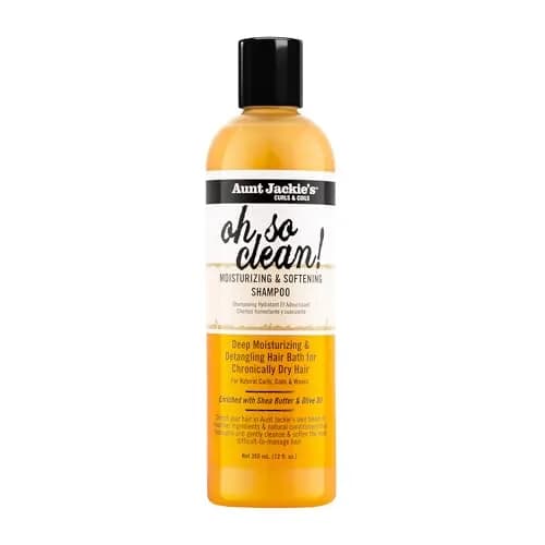 Aunt Jackie's Curls & Coils Oh So Clean Deep Moisturizing Shampoo 355ml | Enriched Shea Butter & Coconut Oil for Natural Curls thumbnail 1
