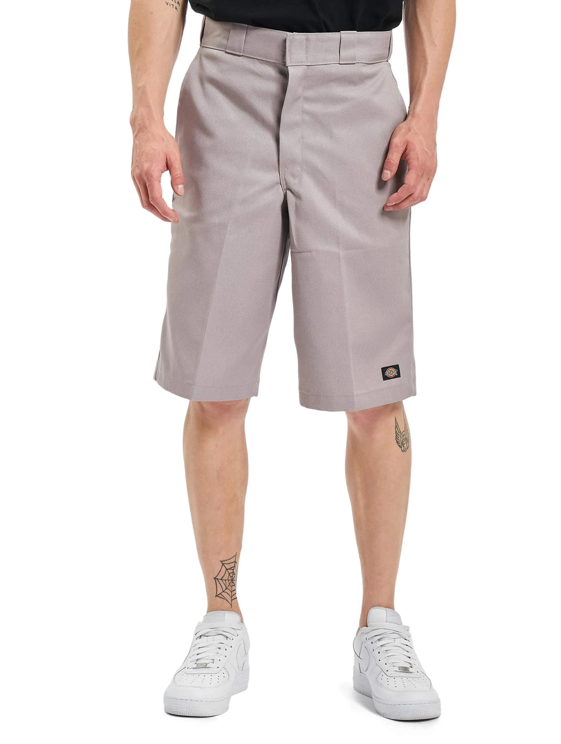 Dickies Men’s 13-Inch Loose Fit Work Shorts – Durable Outdoor Uniform Shorts with Multi-Pockets for Men on The Job, Silver Gray, 48 - main product image