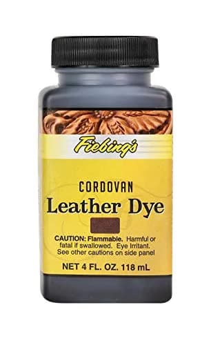 Fiebing's Leather Dye Cordovan 118ml (4 fl oz) | Alcohol-Based Penetrating Dye for Leather & Wood thumbnail 1
