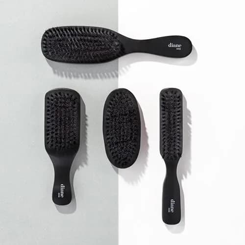 Diane Boar Bristle Military Hair Brush for Men & Women | Detangling & Shine (100% Boar Bristles, 1 Count) thumbnail 5