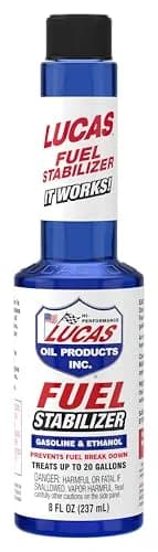 Lucas Oil Fuel Stabilizer 8 Ounce (Pack of 12) | Prevents Gasoline Break Down During Storage thumbnail 1