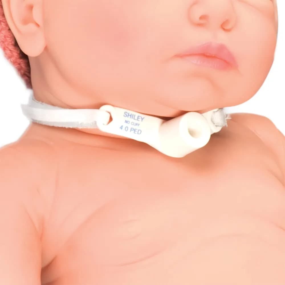 TIDI Posey Foam Trach Tie Large 60 cm (23") | Secures Tracheostomy Tube Comfortably — Small / Standard Trach Tie
