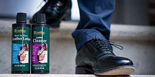 Cadillac Boot and Shoe Leather Lotion 8 Fl Oz (237 ml) | Cleans, Conditions, Protects, and Polishes Leather Footwear thumbnail 3