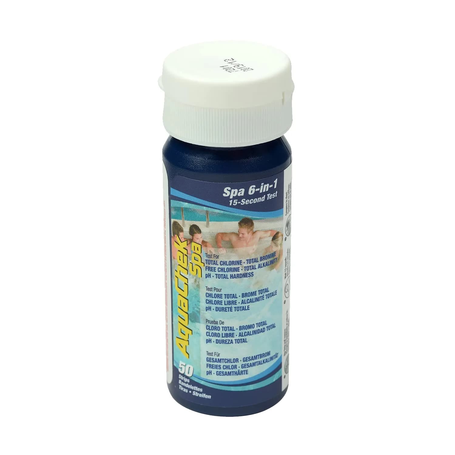 AquaChek SPA 6-in-1 Test Strips (50 Count) | Professional Spa Water Quality Testing Kit - main product image