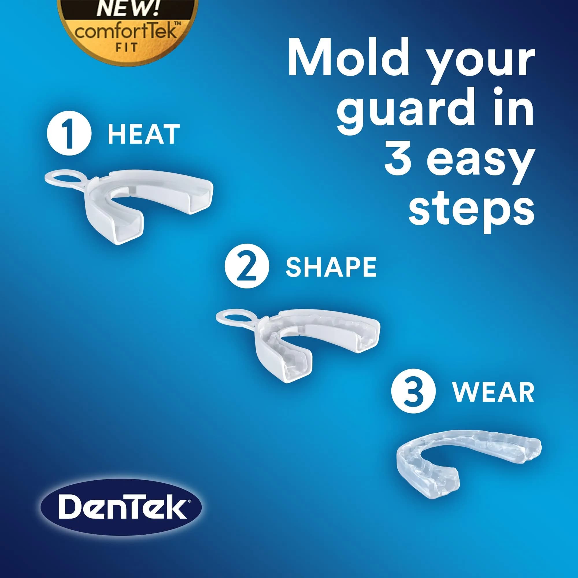 DenTek Professional-Fit Dental Guard for Teeth Grinding, 1 Count | Custom Fit Night Guard for Bruxism thumbnail 5