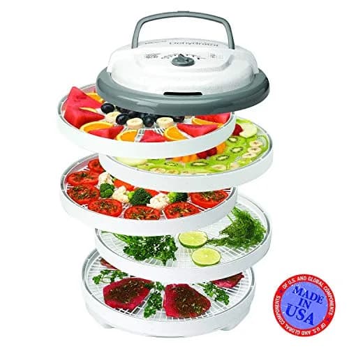NESCO FD-75A Snackmaster Pro Food Dehydrator 600W | 5 Trays Expandable to 12, Gray thumbnail 3