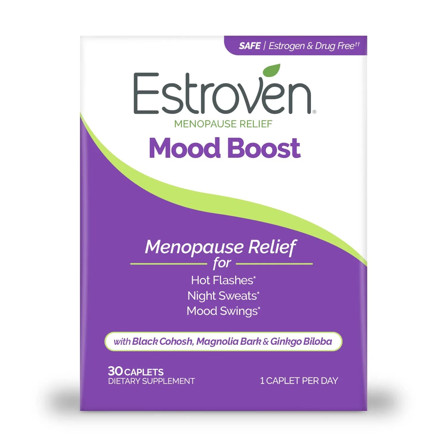 Estroven Mood Boost Supplement for Women, 30 Count - main product image