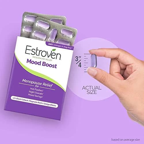 Estroven Mood Boost Supplement for Women, 30 Count thumbnail 4