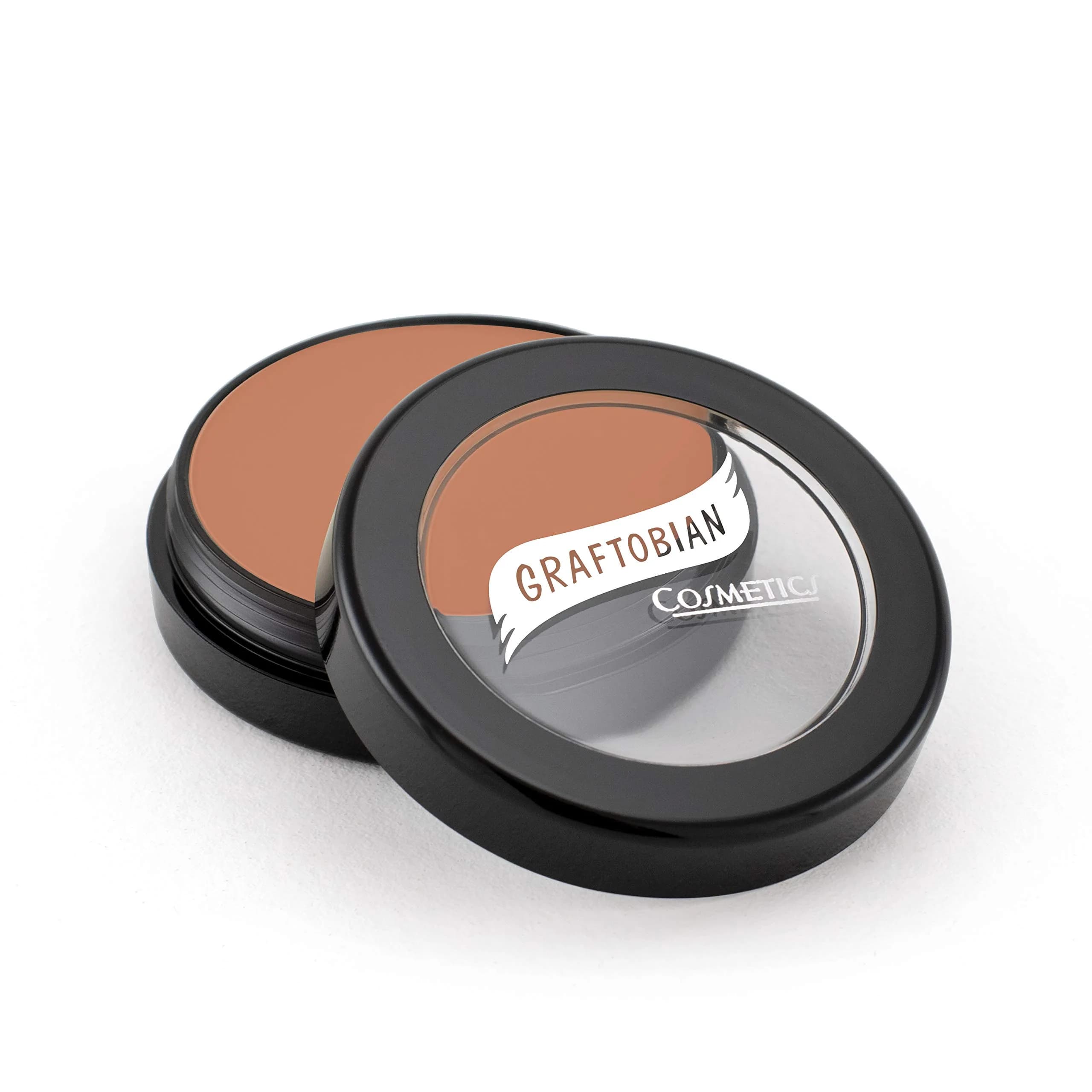 Graftobian HD Glamour Crème Foundation 0.5 oz (14.17 g) Prima Donna (N) | Weightless Full Coverage Makeup for All Skin Types — Butterscotch (C)