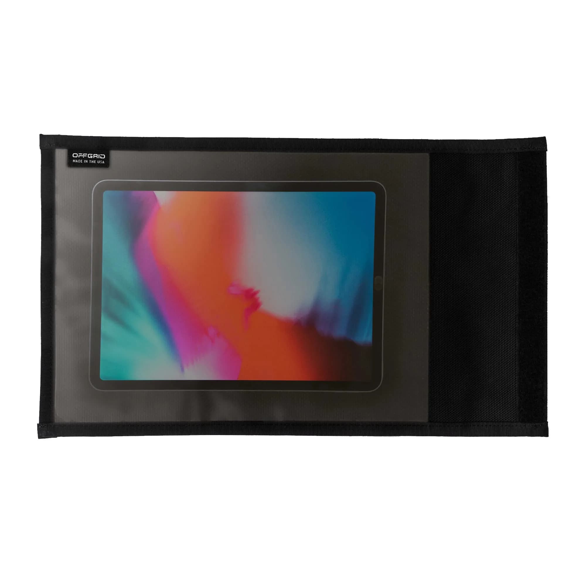 OffGrid by EDEC Tablet Faraday Bag with Window - Signal Blocking, Anti-Tracking, EMP Protection - 16" x 9.5" | Forensic Grade Shielding - main product image
