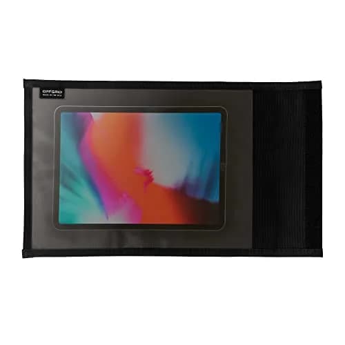 OffGrid by EDEC Tablet Faraday Bag with Window - Signal Blocking, Anti-Tracking, EMP Protection - 16" x 9.5" | Forensic Grade Shielding thumbnail 1