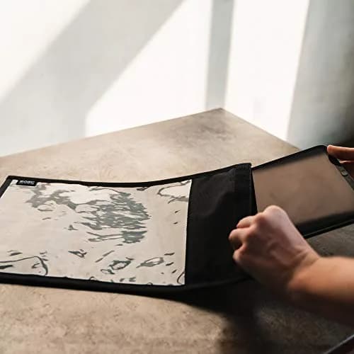OffGrid by EDEC Tablet Faraday Bag with Window - Signal Blocking, Anti-Tracking, EMP Protection - 16" x 9.5" | Forensic Grade Shielding thumbnail 5