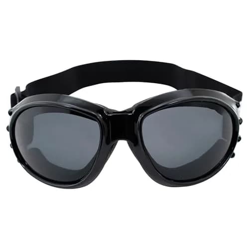 Birdz Eagle Motorcycle Goggles (Black Frame/Polarised Smoke Lens) | Safety Riding Gear for Adults thumbnail 2