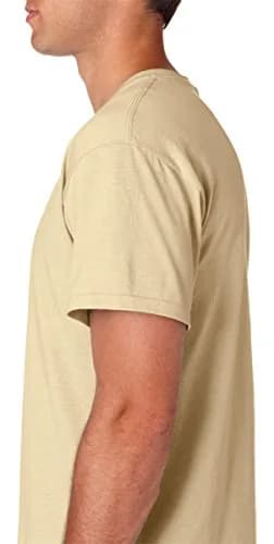 Jerzees Dri-Power Mens Active T-Shirt Large Khaki | 5.6 oz. Cotton-Poly Blend thumbnail 2