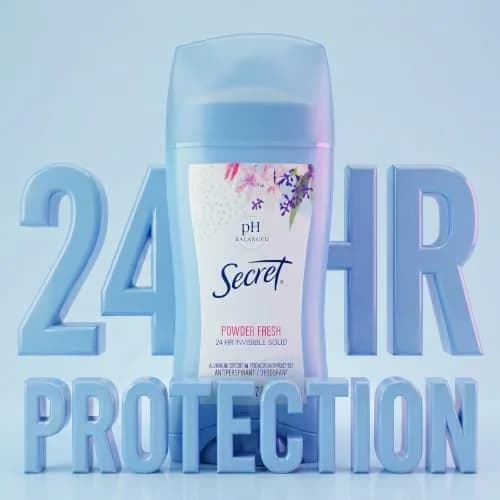 Secret Powder Fresh Invisible Solid Antiperspirant for Women 2.6 oz (73.7 g) | 24hr Sweat & Odor Protection thumbnail 3