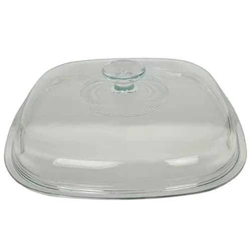 Pyrex Replacement Glass Lid for A-12 Casserole Dish | 10.5-inch Clear Oven & Microwave Safe Lid thumbnail 1