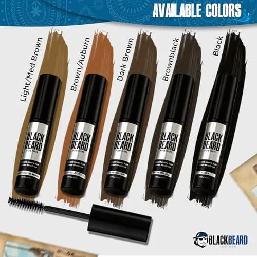 Blackbeard for Men Instant Beard Color Black 6 Pack | Dye-Free Temporary Facial Hair Tint thumbnail 10