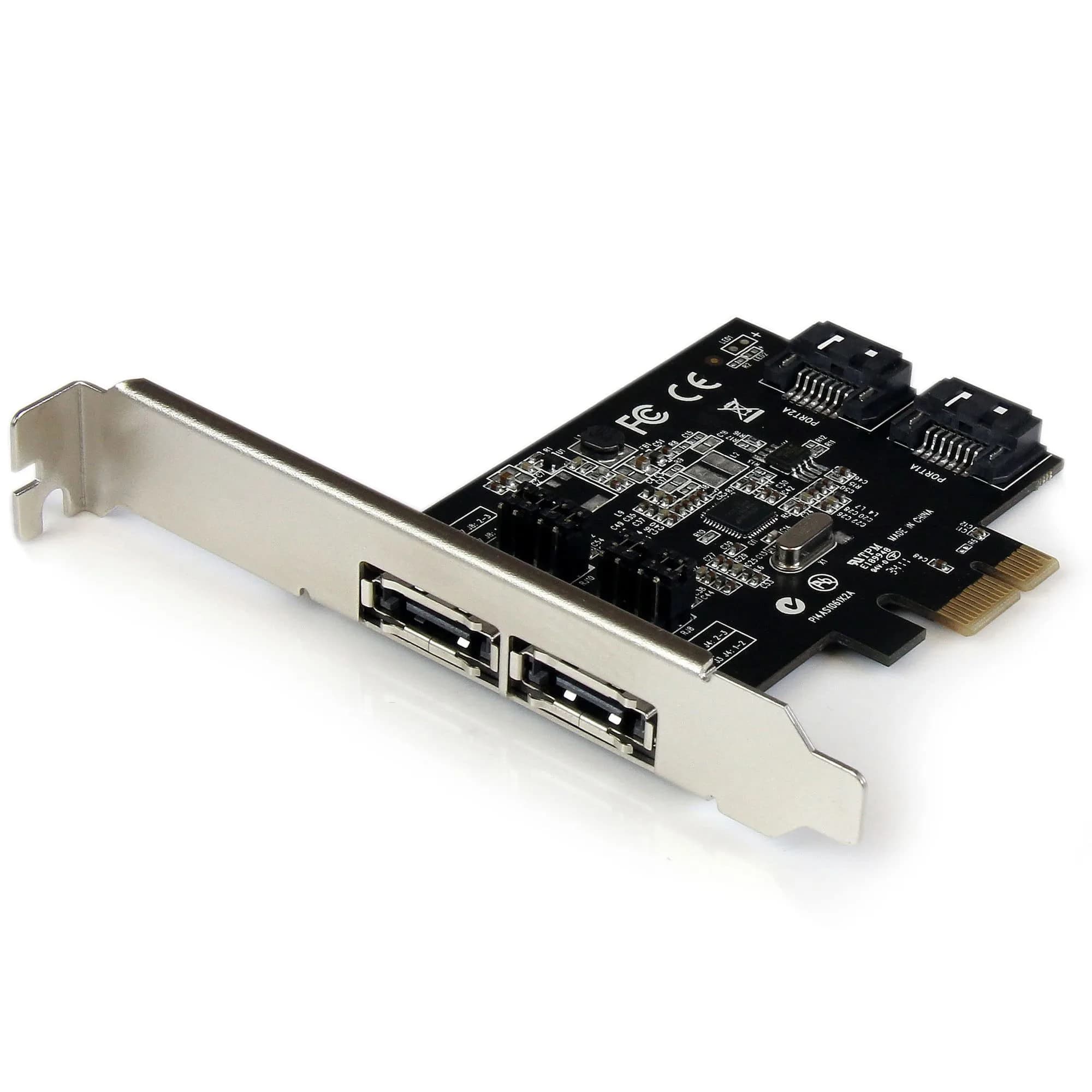 StarTech.com M.2 NVMe SSD Adapter Card PEX4M2E1 | PCIe 3.0 x4 to M.2 M-Key/NGFF Adapter — Black