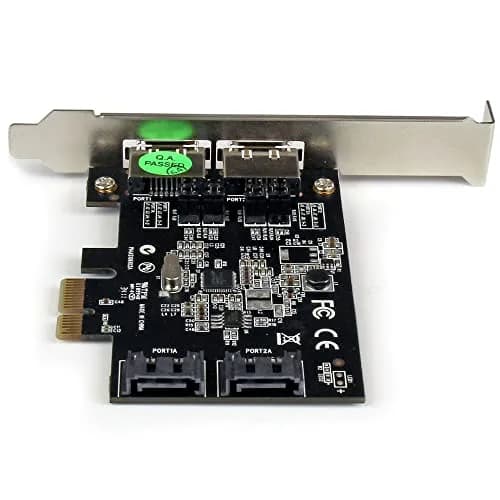 StarTech.com 2-Port PCI Express SATA 6Gbps eSATA Controller Card with Internal/External Connectivity thumbnail 3