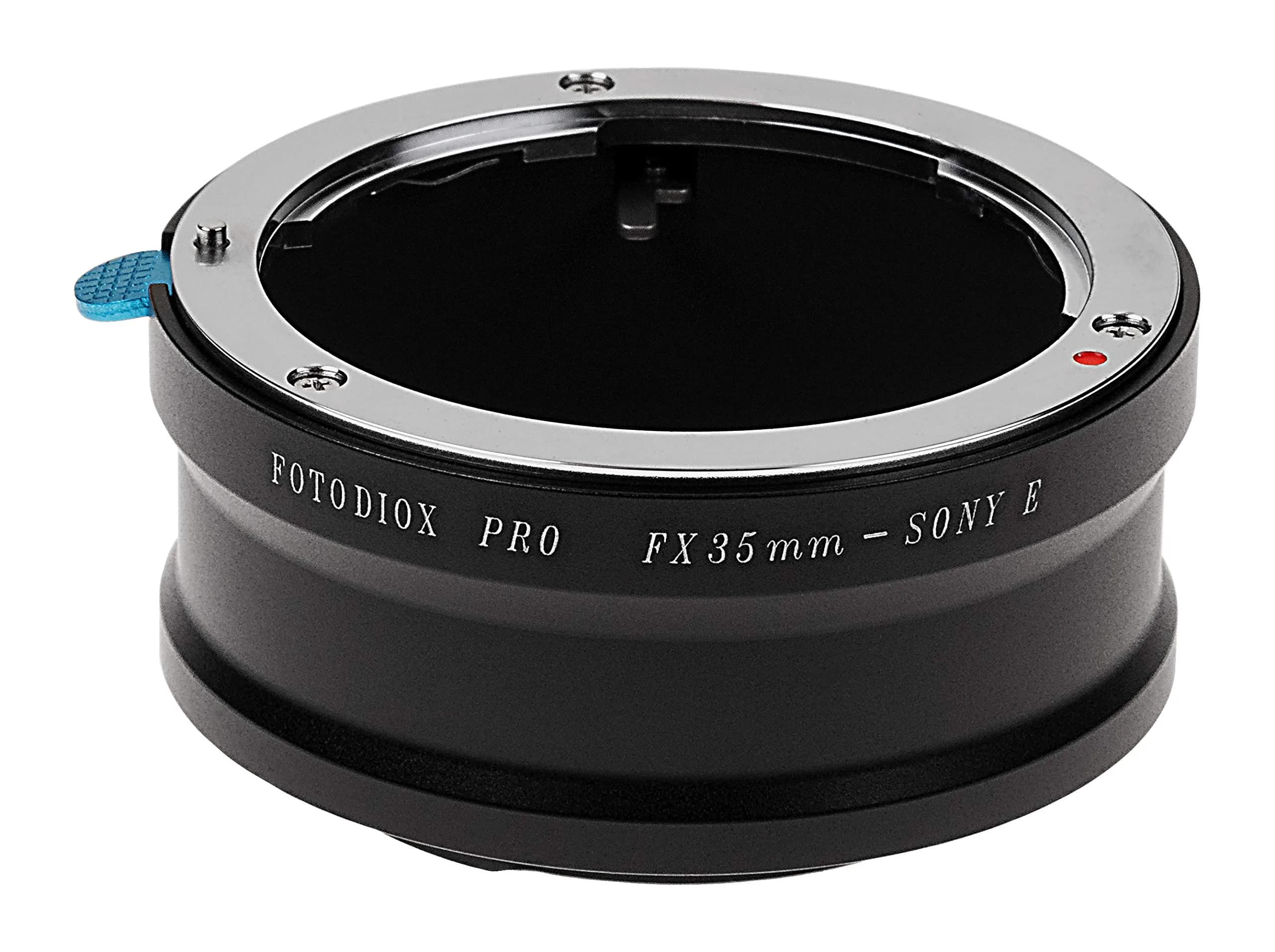 Fotodiox PRO Lens Mount Adapter, 35mm Fuji Fujica X-Mount Lenses to Sony E-Mount NEX Camera, Black, (FX35-SnyE-Pro) - main product image