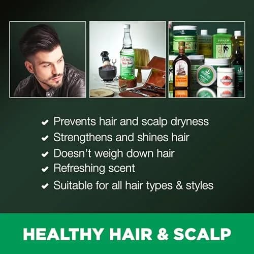 Clubman Jeris Hair Tonic Professional Size 414ml (14 Fl Oz) | Classic Men's Grooming Treatment for Shine and Scalp Health thumbnail 4