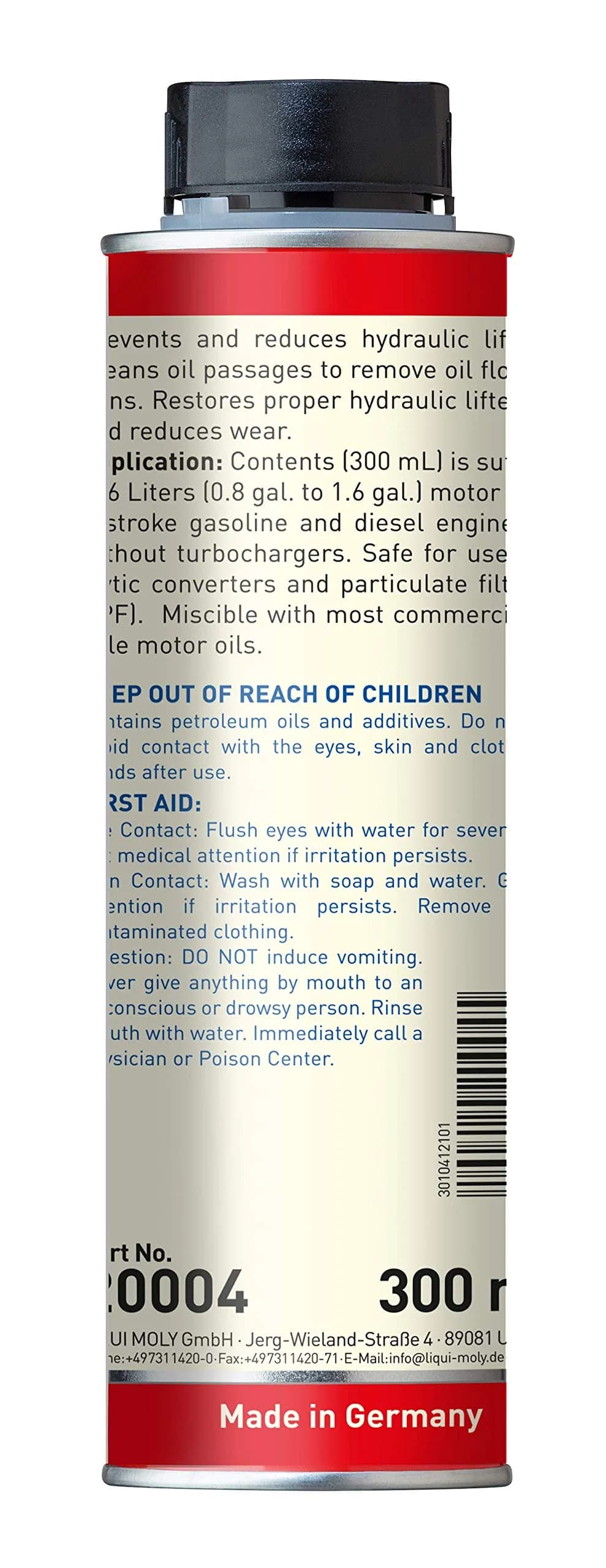 Liqui Moly Hydraulic Lifter Additive 300 ml (10.14 Fl Oz) | Cleans Valves & Quiets Tappets thumbnail 2