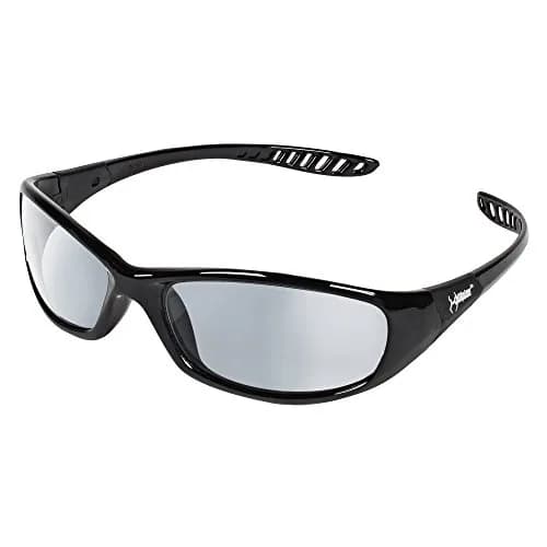 KleenGuard V40 Hellraiser Safety Glasses 12 Pairs | Indoor/Outdoor Lens, Black Frame, ANSI Z87.1+ Certified thumbnail 1