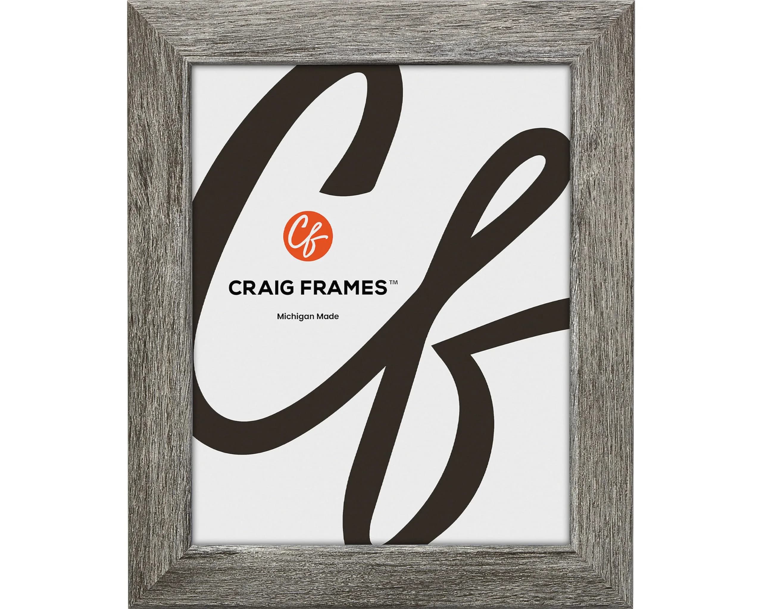 Craig Frames 12x16 inch White Faux Barnwood Picture Frame | Modern Wall Decor for Art and Photos — Gray Barnwood / 10 x 13