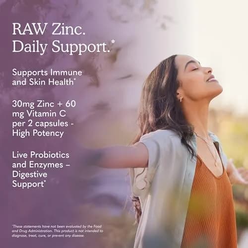 Garden of Life Vitamin Code Raw Zinc Supplement 30mg | Vegan Capsules for Immune & Skin Support thumbnail 4
