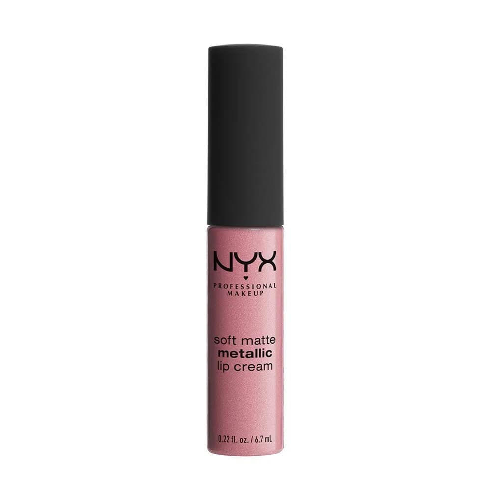 NYX PROFESSIONAL MAKEUP Soft Matte Metallic Lip Cream Seoul | Pearly Metallic Matte Finish — Milan